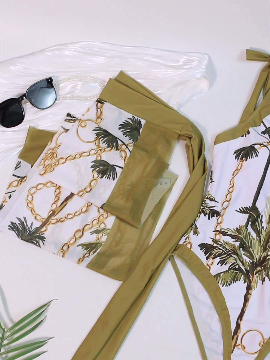 2-piece swimsuit and beach cover-up set - {{ Product_type }} BeachWear I Availabre at Belle Aqua Belle Aqua Beach Wear