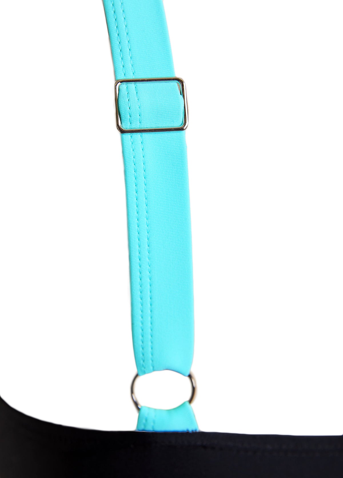 Criss Cross Cyan Ombre One Piece Swimwear